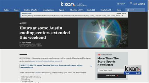 Hours at some Austin cooling centers extended this weekend